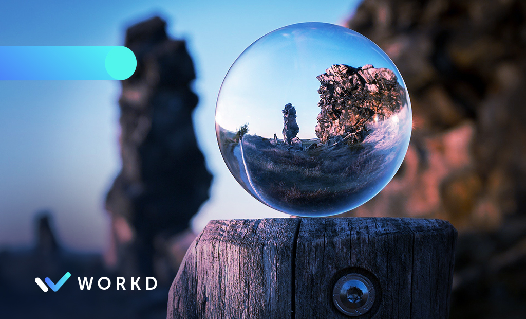 Glass Ball to represent focus. How to maintain focus at work.
